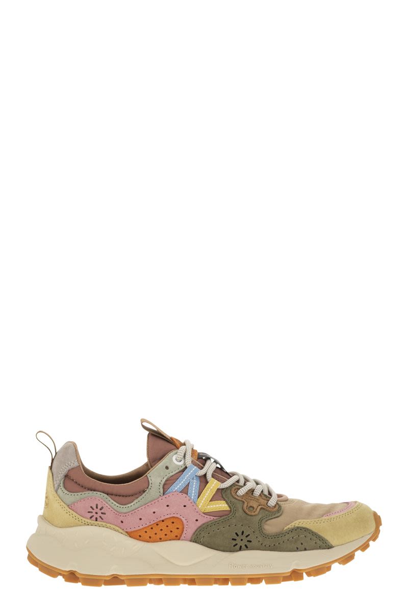 Yamano 3 - Sneakers In Suede And Technical Fabric
