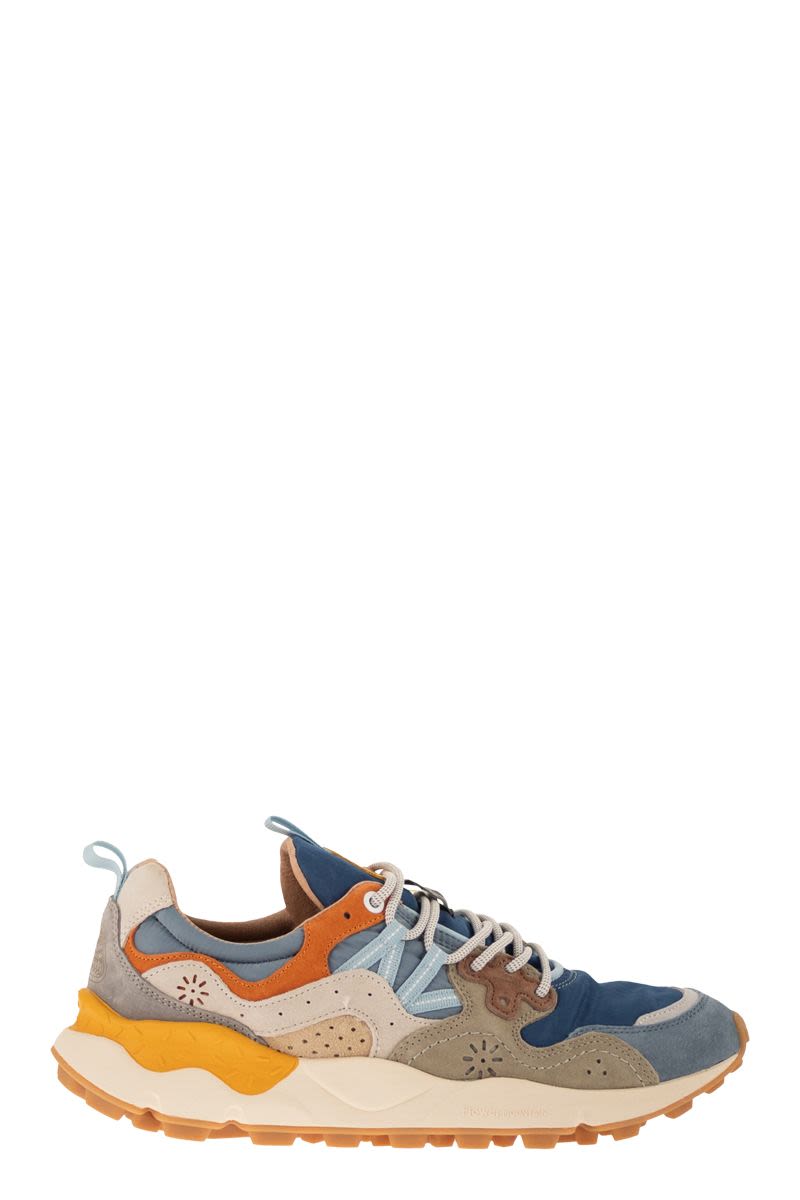 Yamano 3 - Sneakers In Suede And Technical Fabric