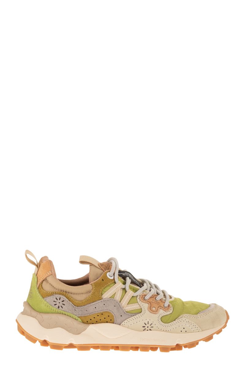 Yamano 3 - Sneakers In Suede And Technical Fabric