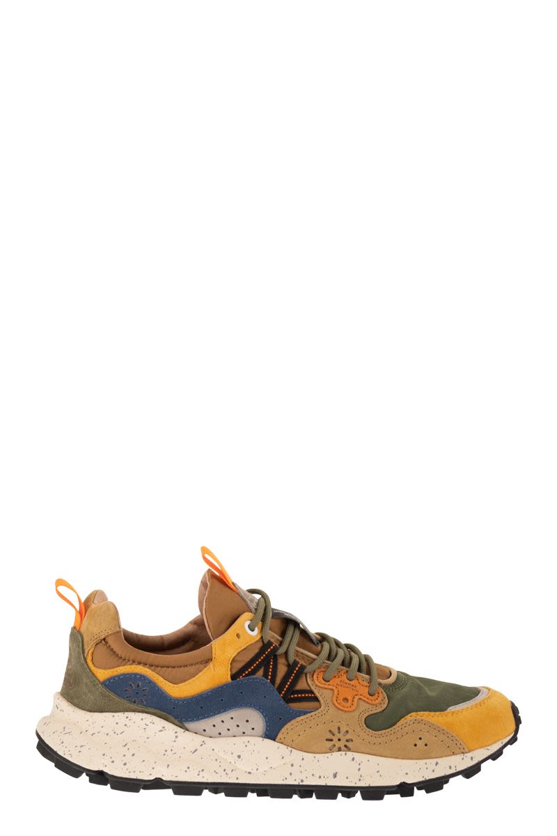 Yamano 3 - Sneakers In Suede And Technical Fabric