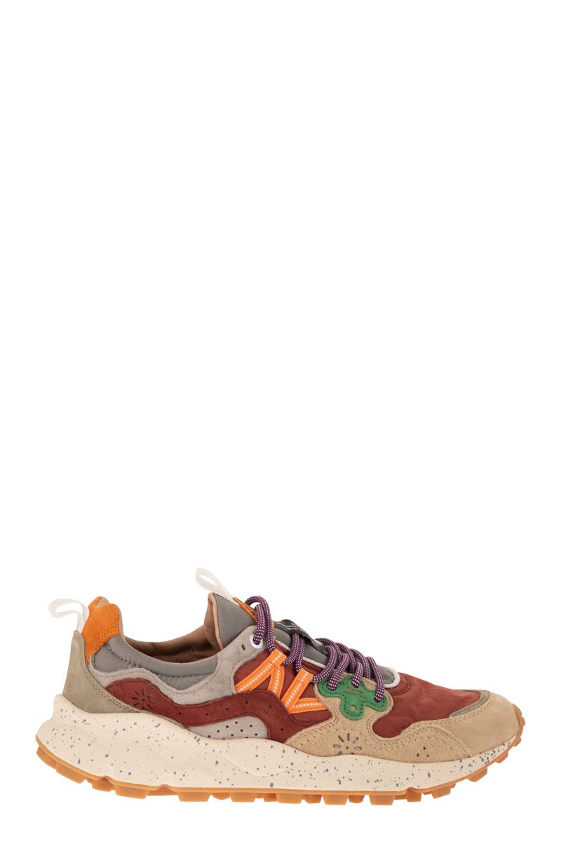 Yamano 3 - Sneakers In Suede And Technical Fabric