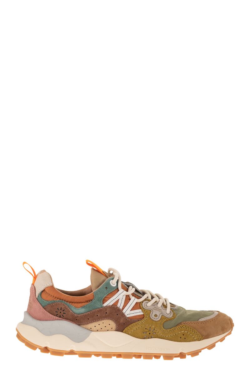 Yamano 3 - Sneakers In Suede And Technical Fabric