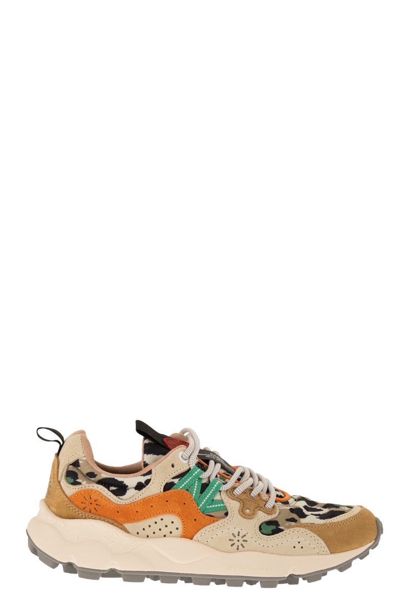 Yamano 3 - Sneakers In Suede And Technical Fabric