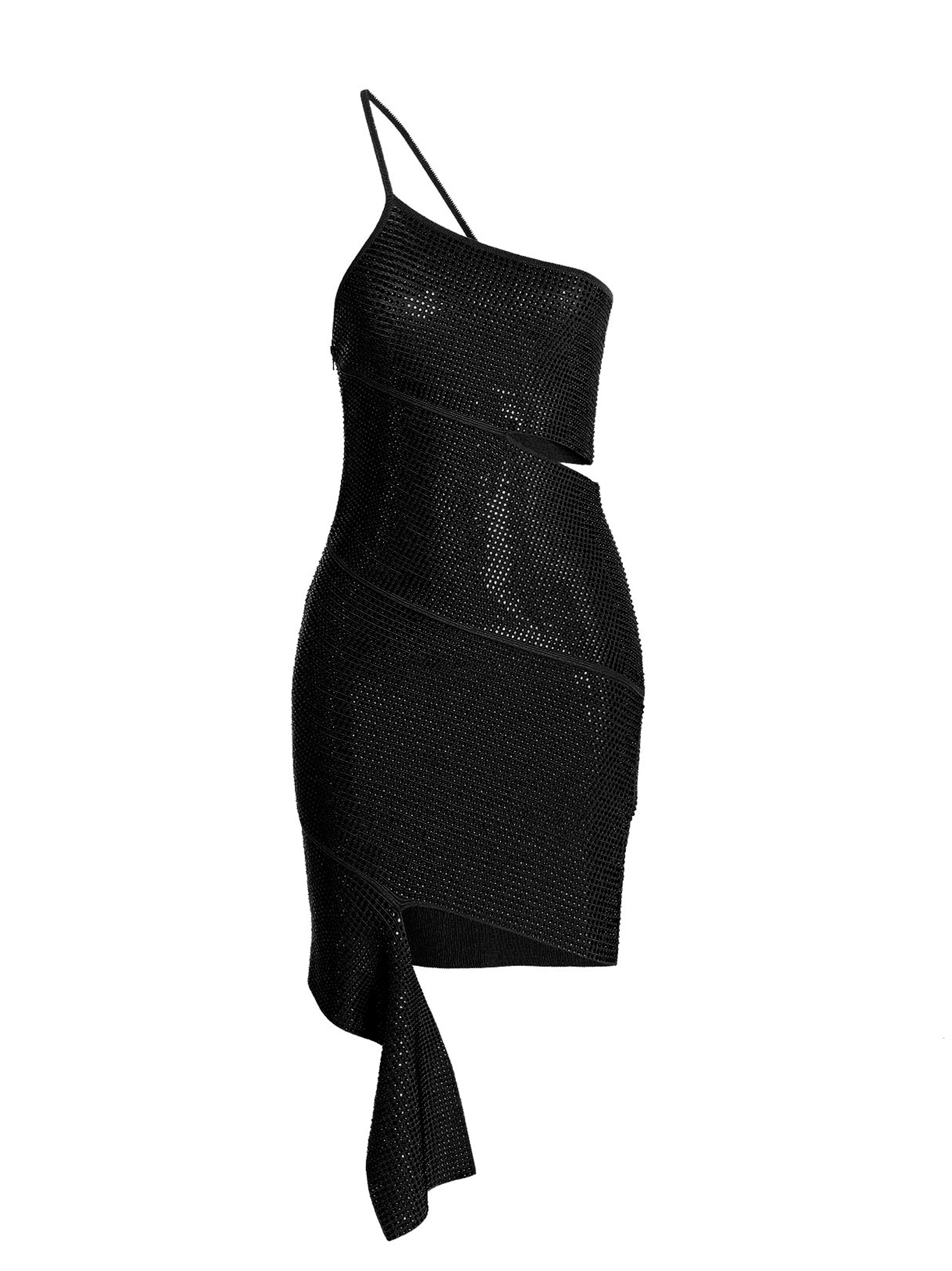 Sequin One Shoulder Dress