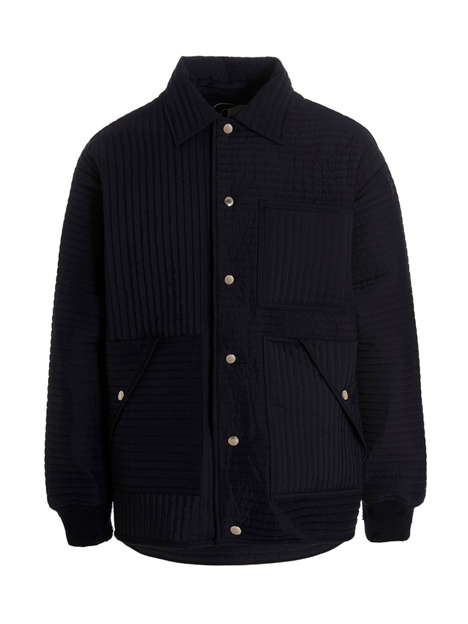 'Chore Quilted Stripes' Down Jacket