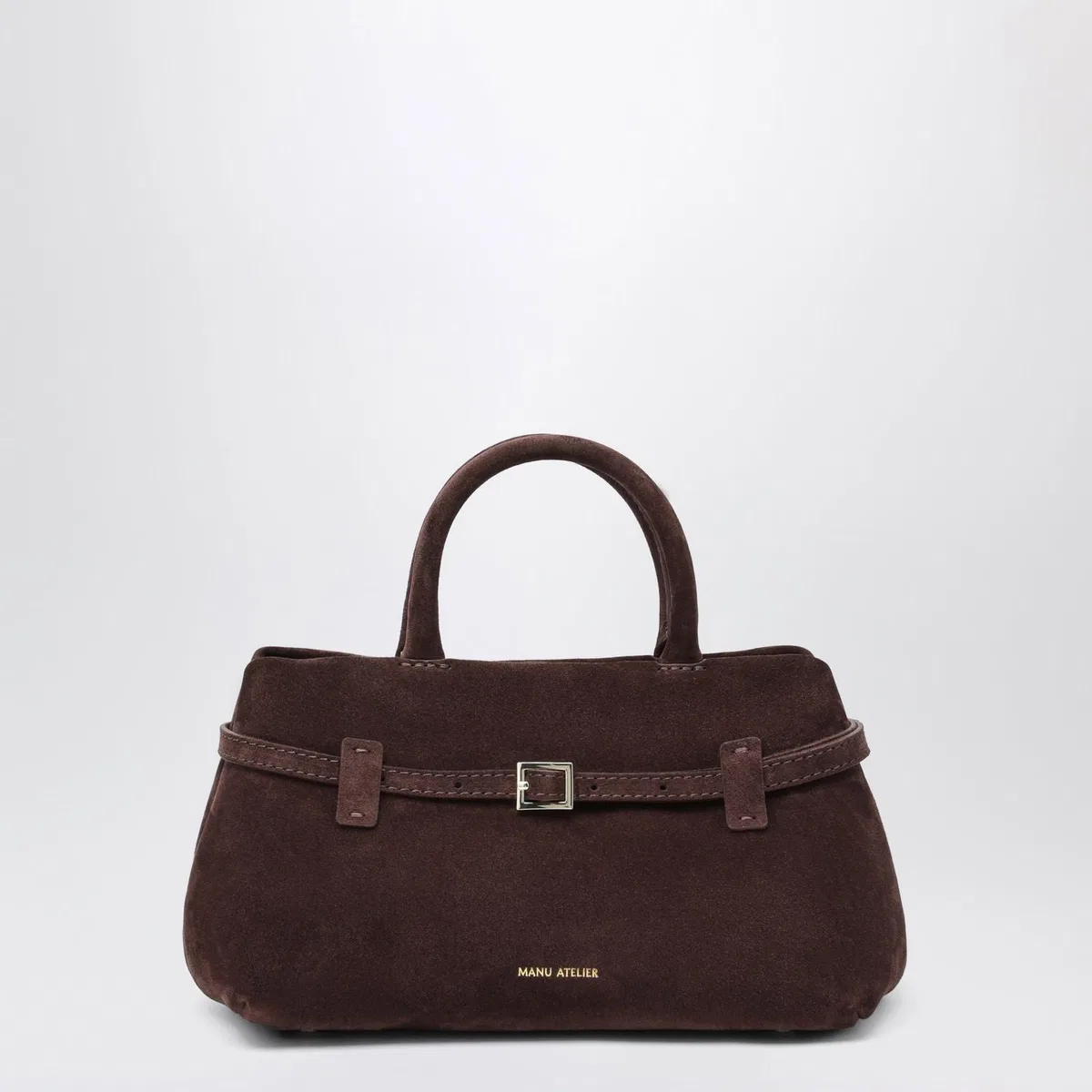 Le Cambon 25 Bag In Dark Brown Suede