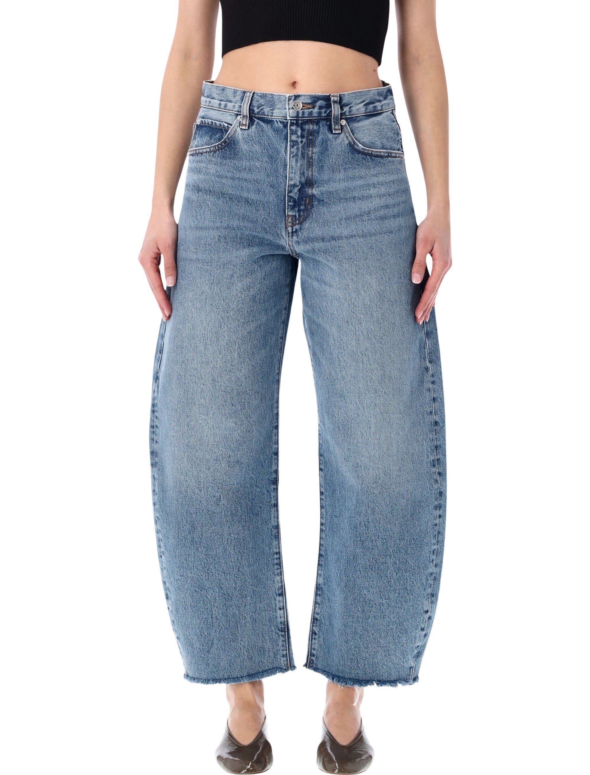 The Bubble Crop High-Rise Jeans
