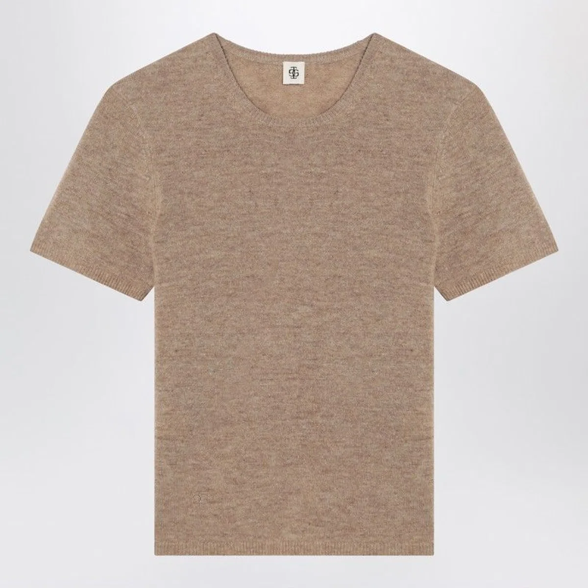 Camel Colour Como Sweater In Wool