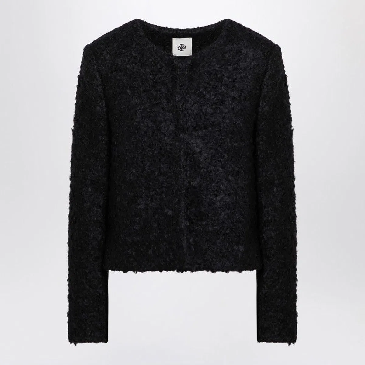 Recycled Wool Blend Black Vienna Jacket