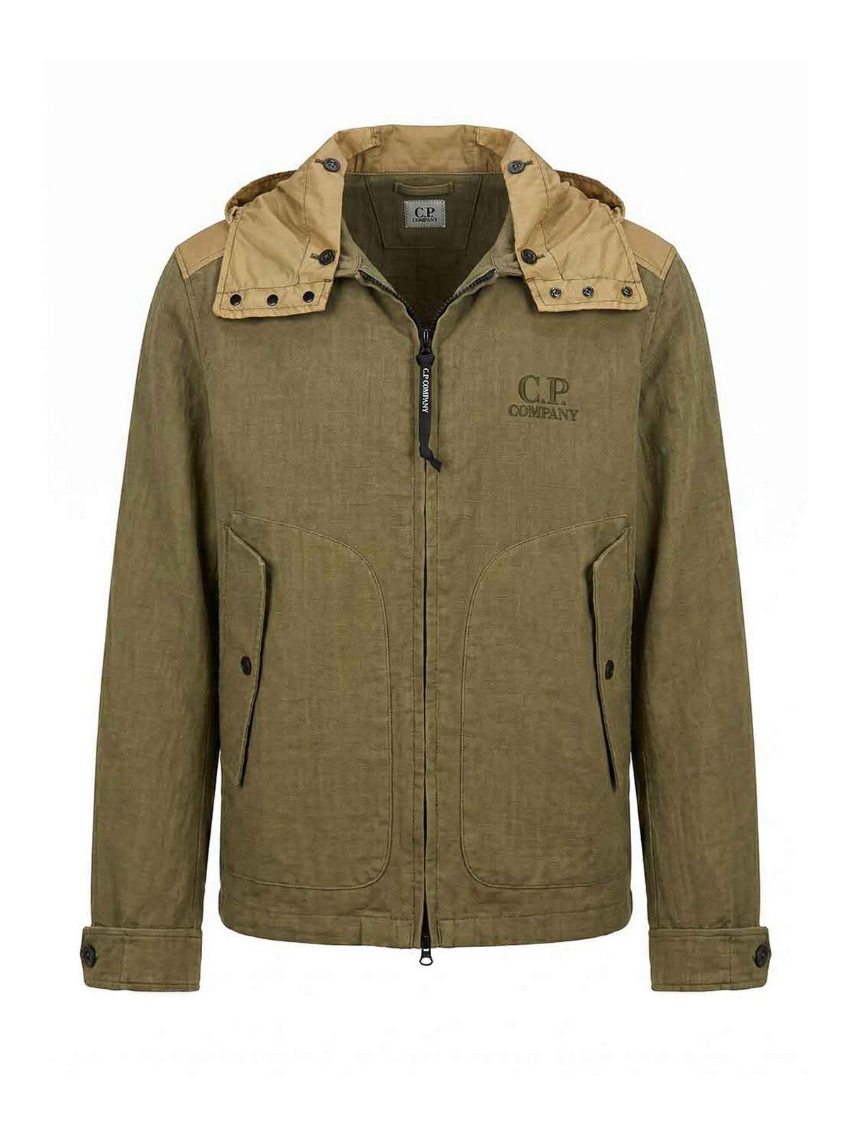 C.p.company Green Polyamide Outerwear