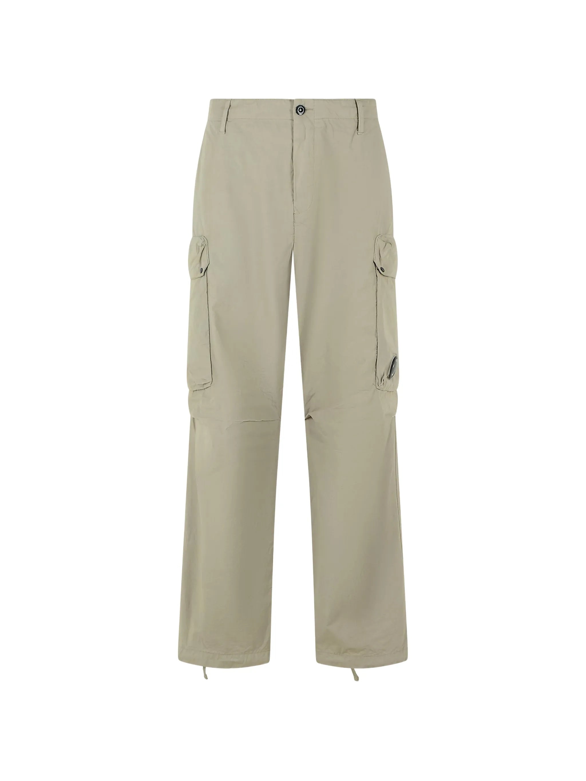 C.p.company Silver Blue Cotton Cargo Pants