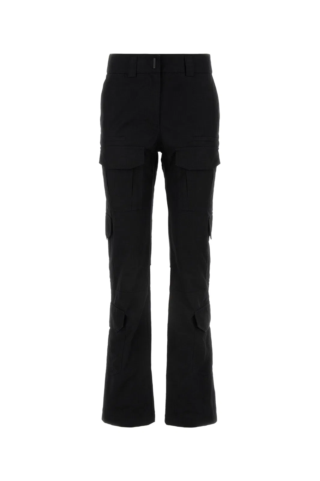 Givenchy Multi-pocket Cotton Cargo Pants In Black