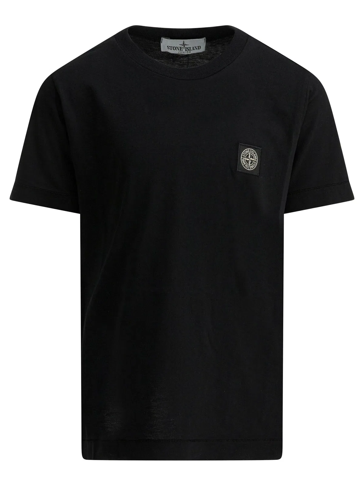 Kids Black Cotton T-Shirt