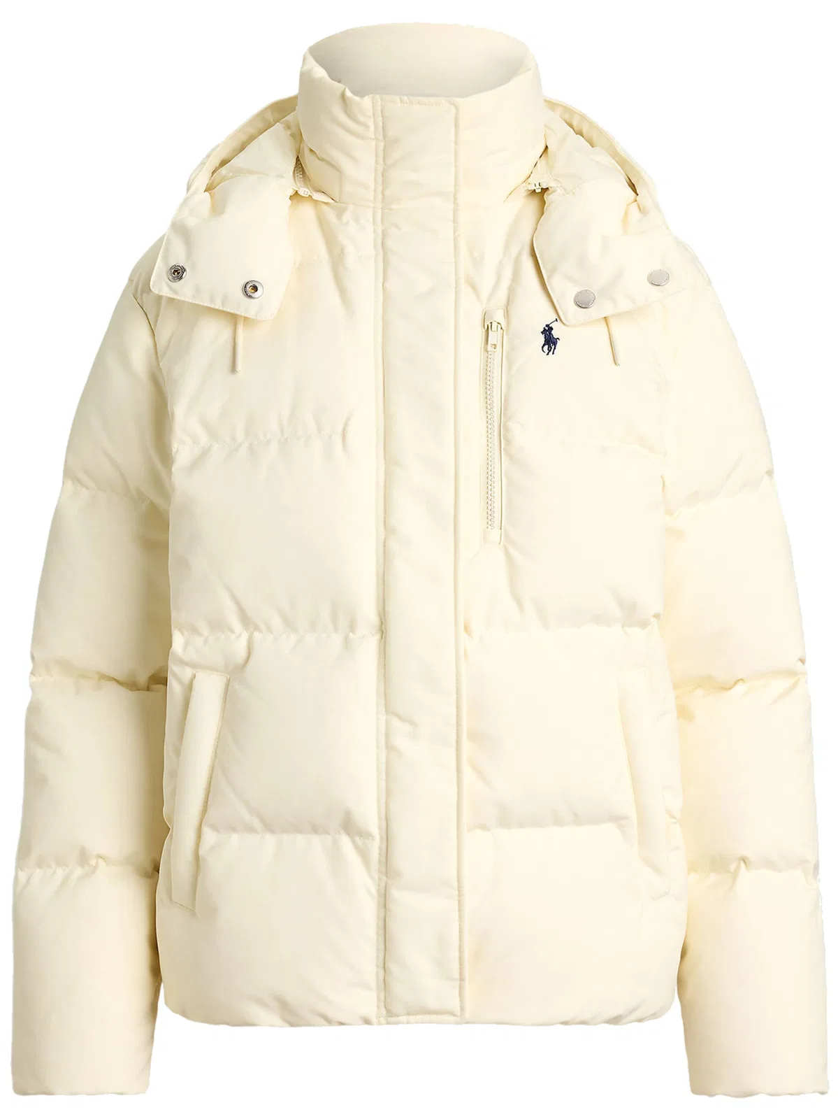 Woven Puffer Coat