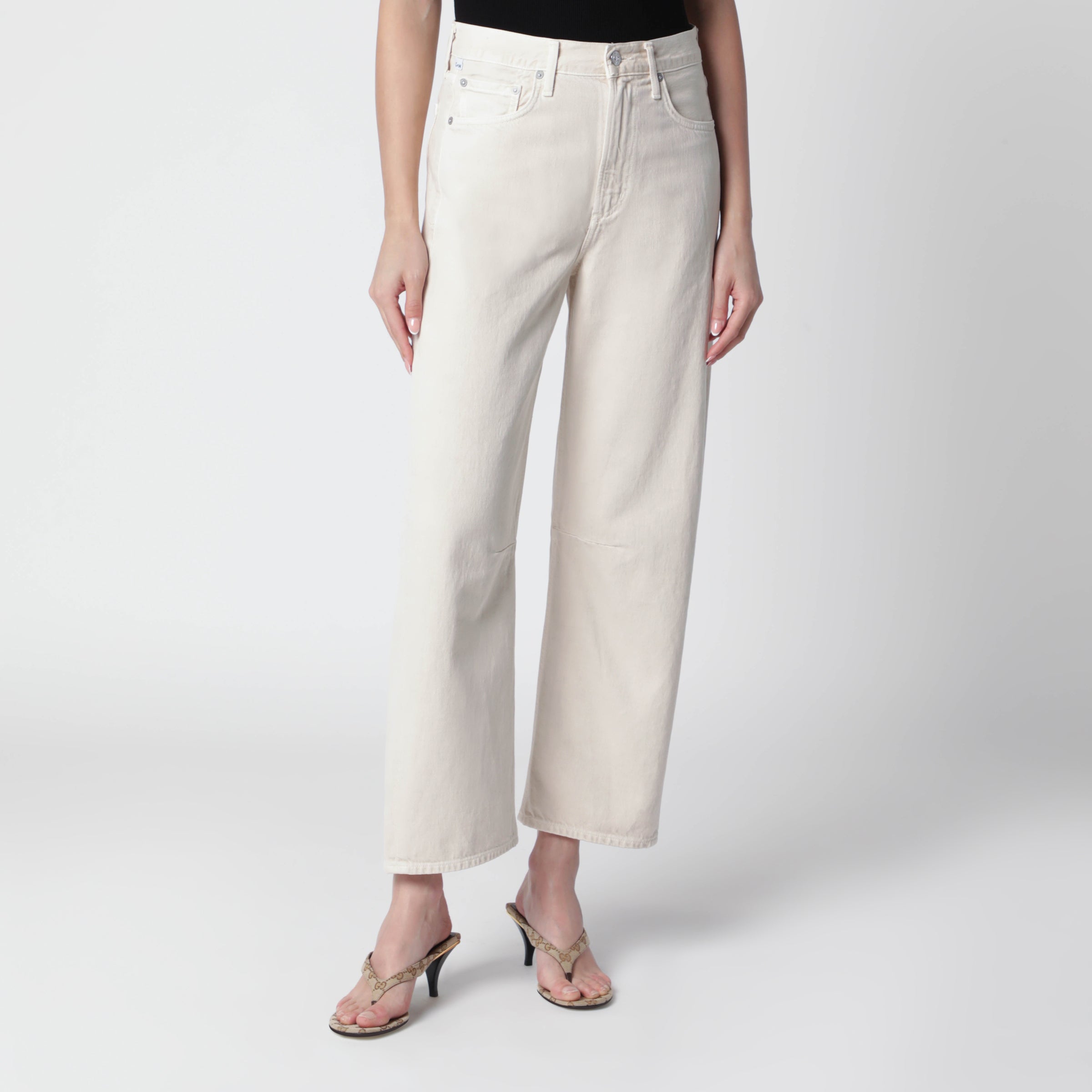 Almond-Coloured Miro Jeans
