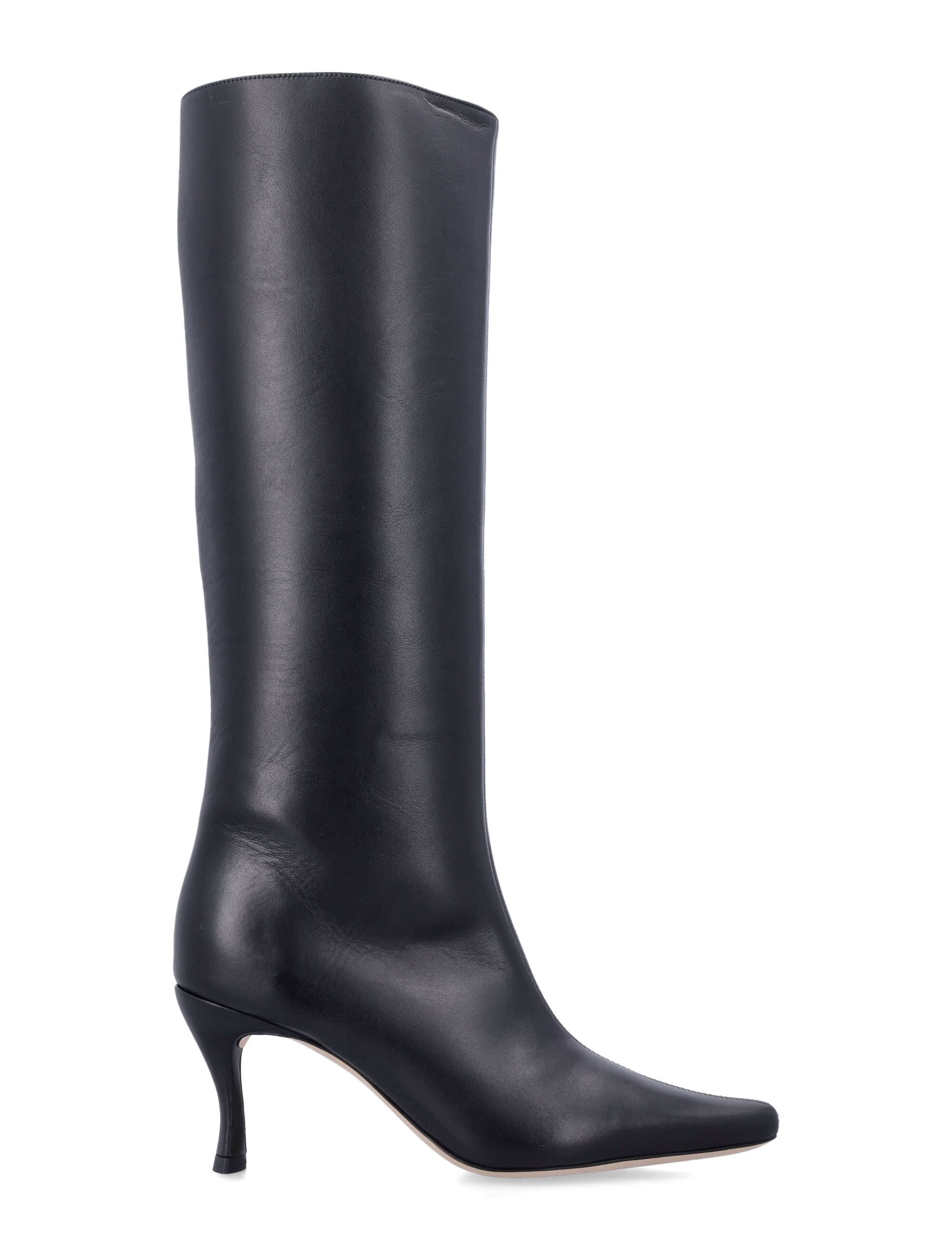 Stevie 42 White Leather Boots