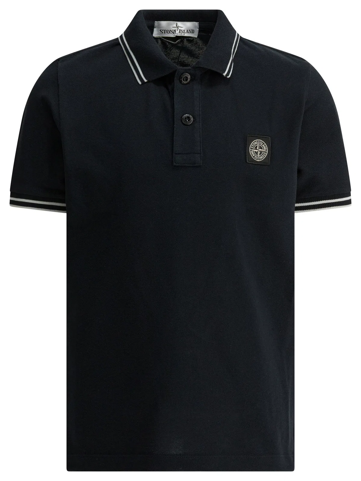 Kids Blue Cotton Polo Shirt