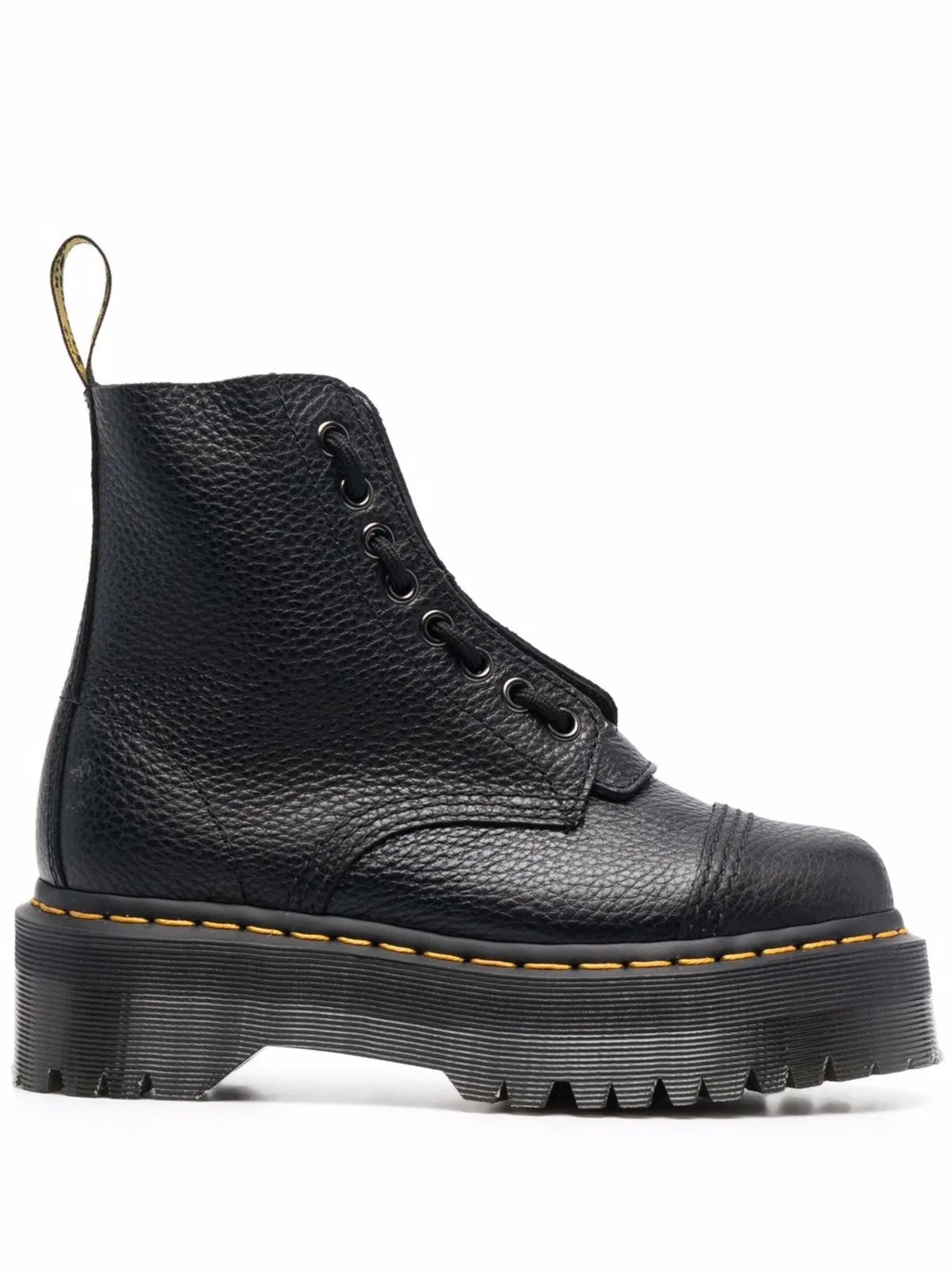 Black Leather Sinclair Boots