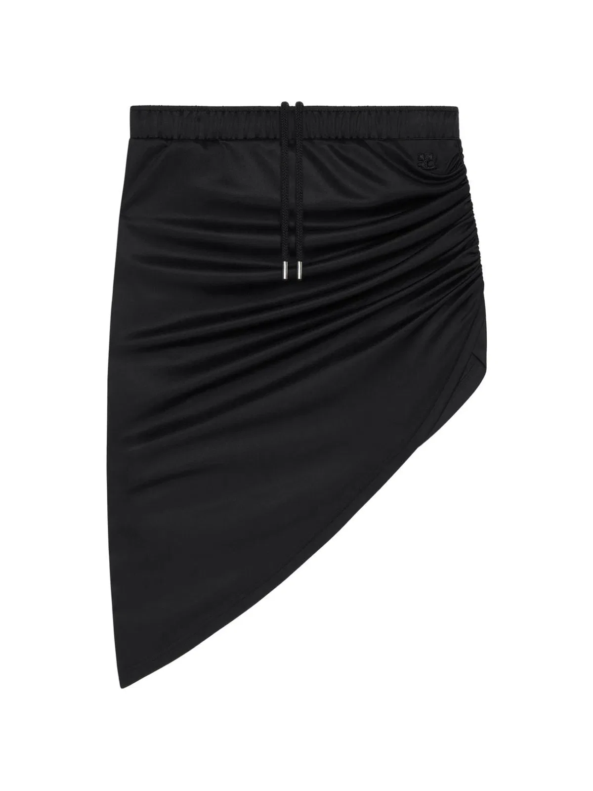 Courrèges Courregès Twist Sport Black Polyester Skirt