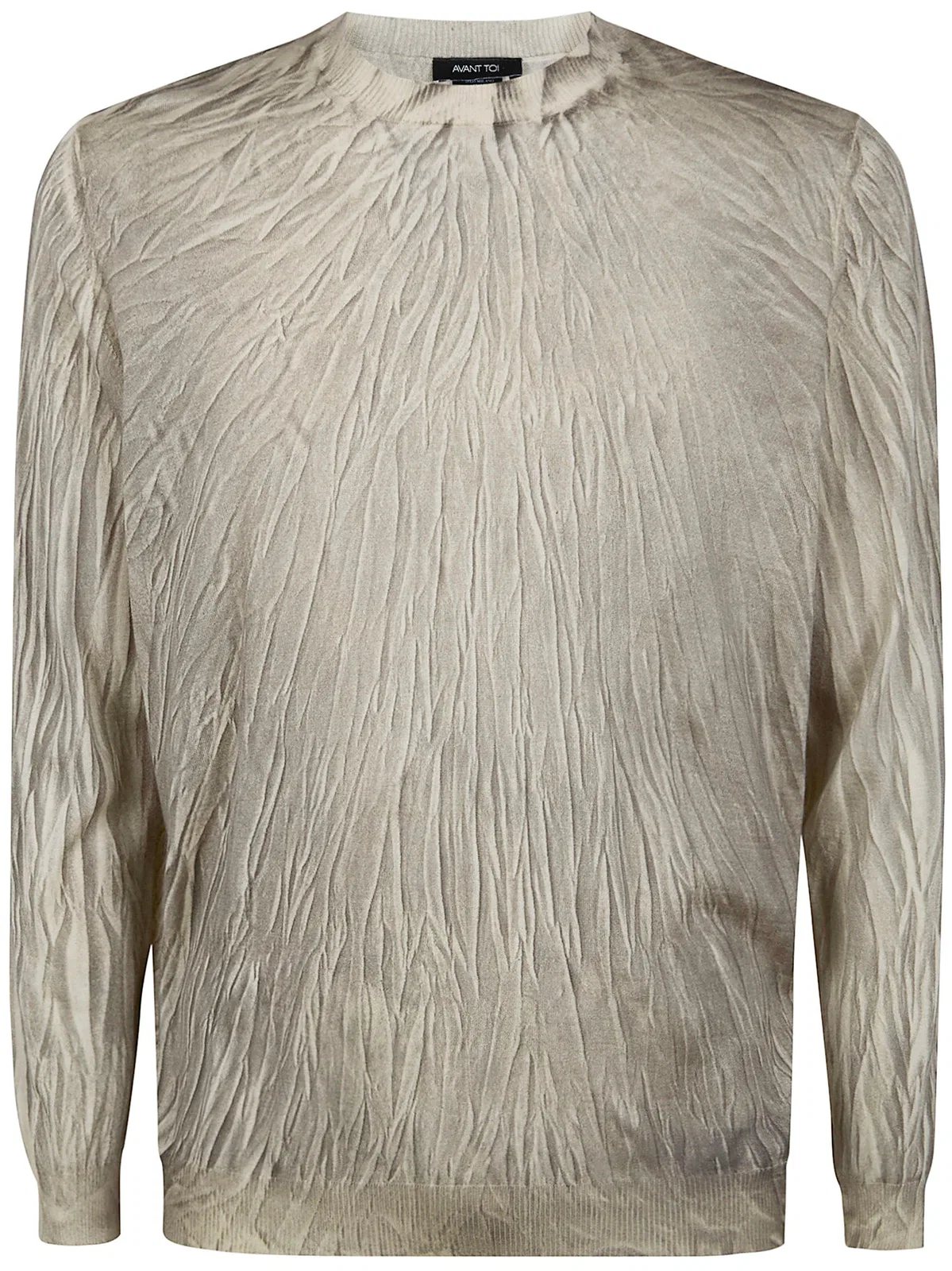 "Flaubert" Crumpled Effect Cashmere And Silk Comfort Pullover