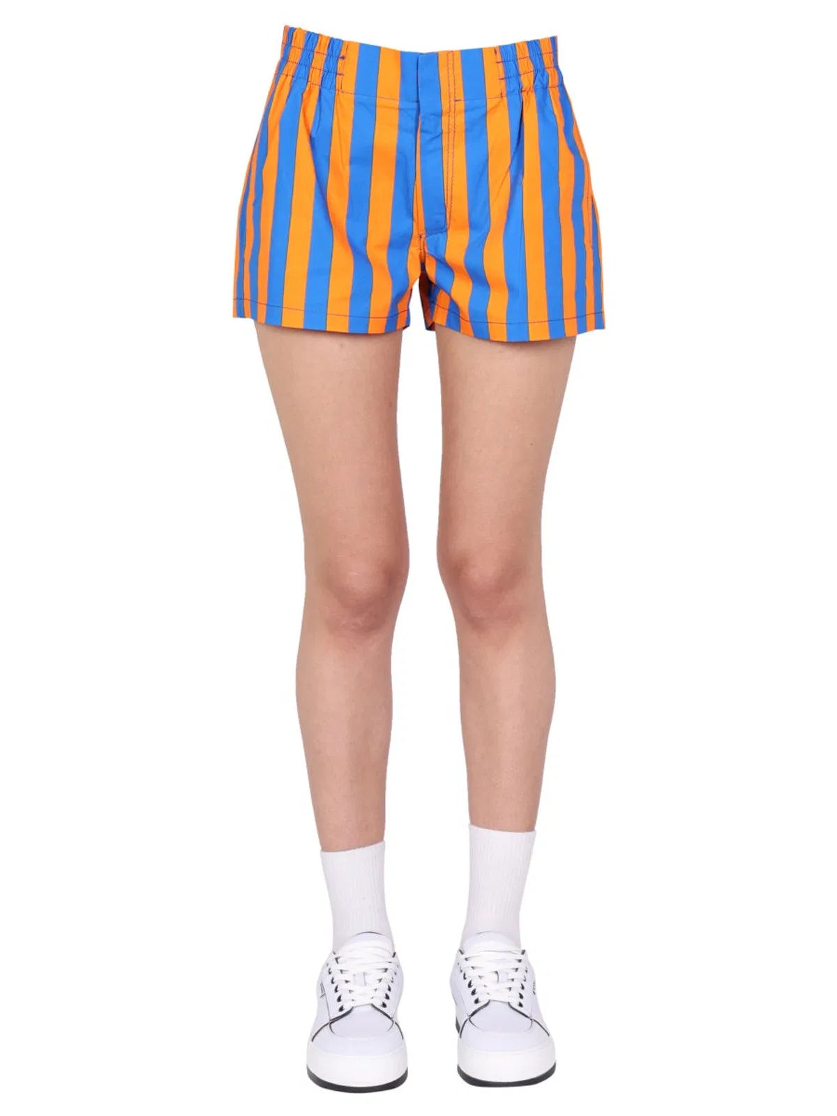 Sunnei Mini Striped Pattern Shorts In Multi