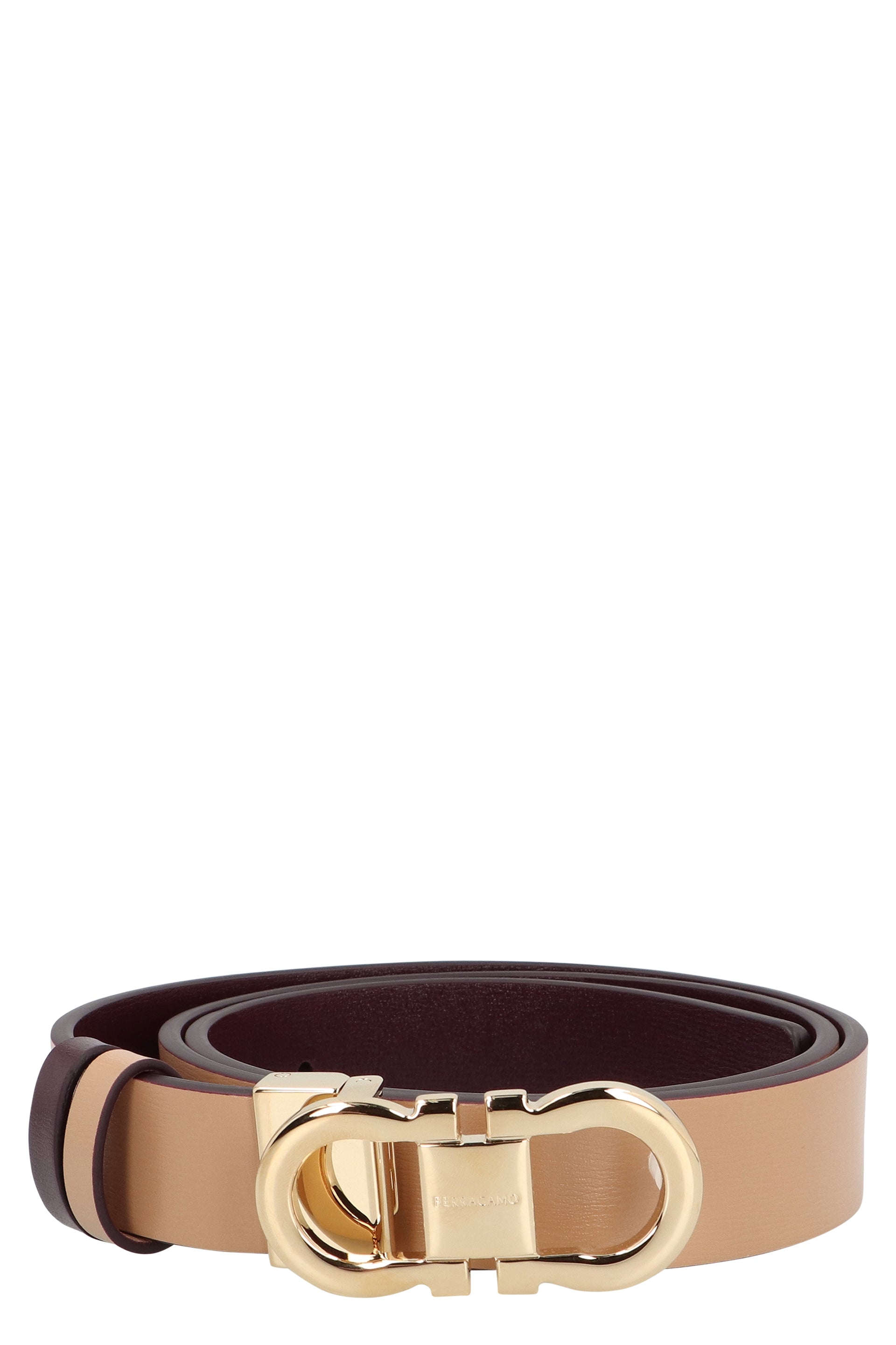 Gancini Reversible Leather Belt