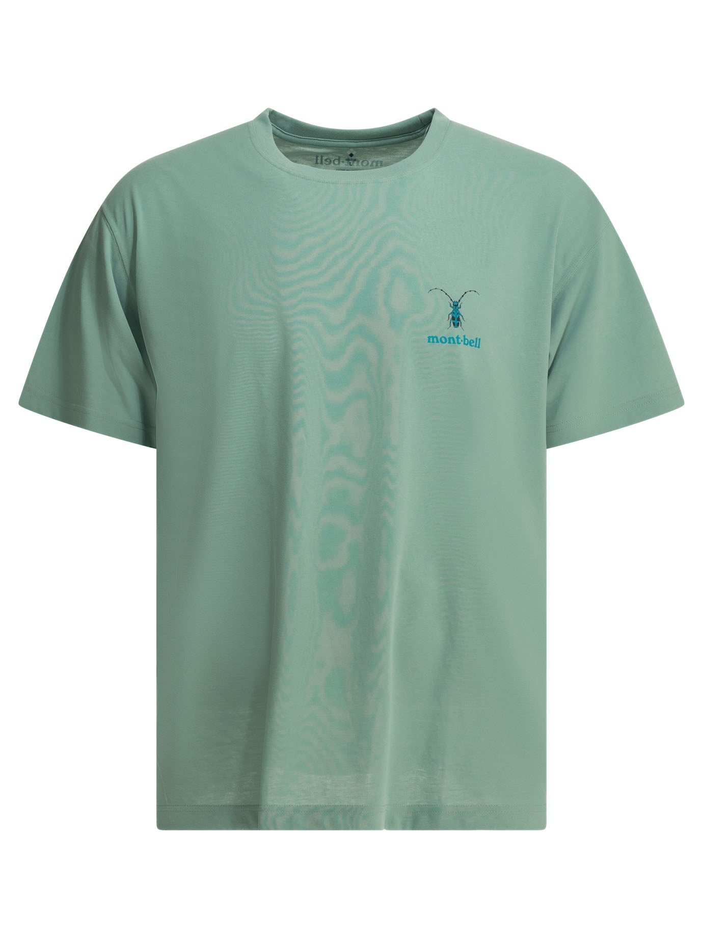 Light Blue Polyester T-Shirt