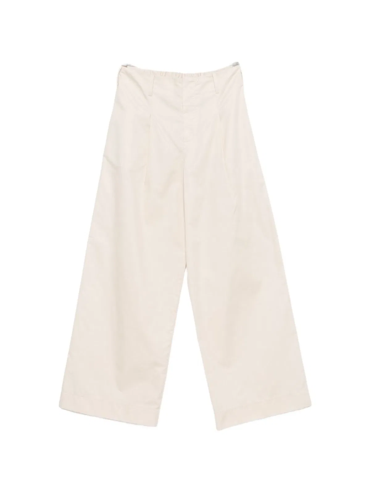 Cotton Wide-Leg Trousers