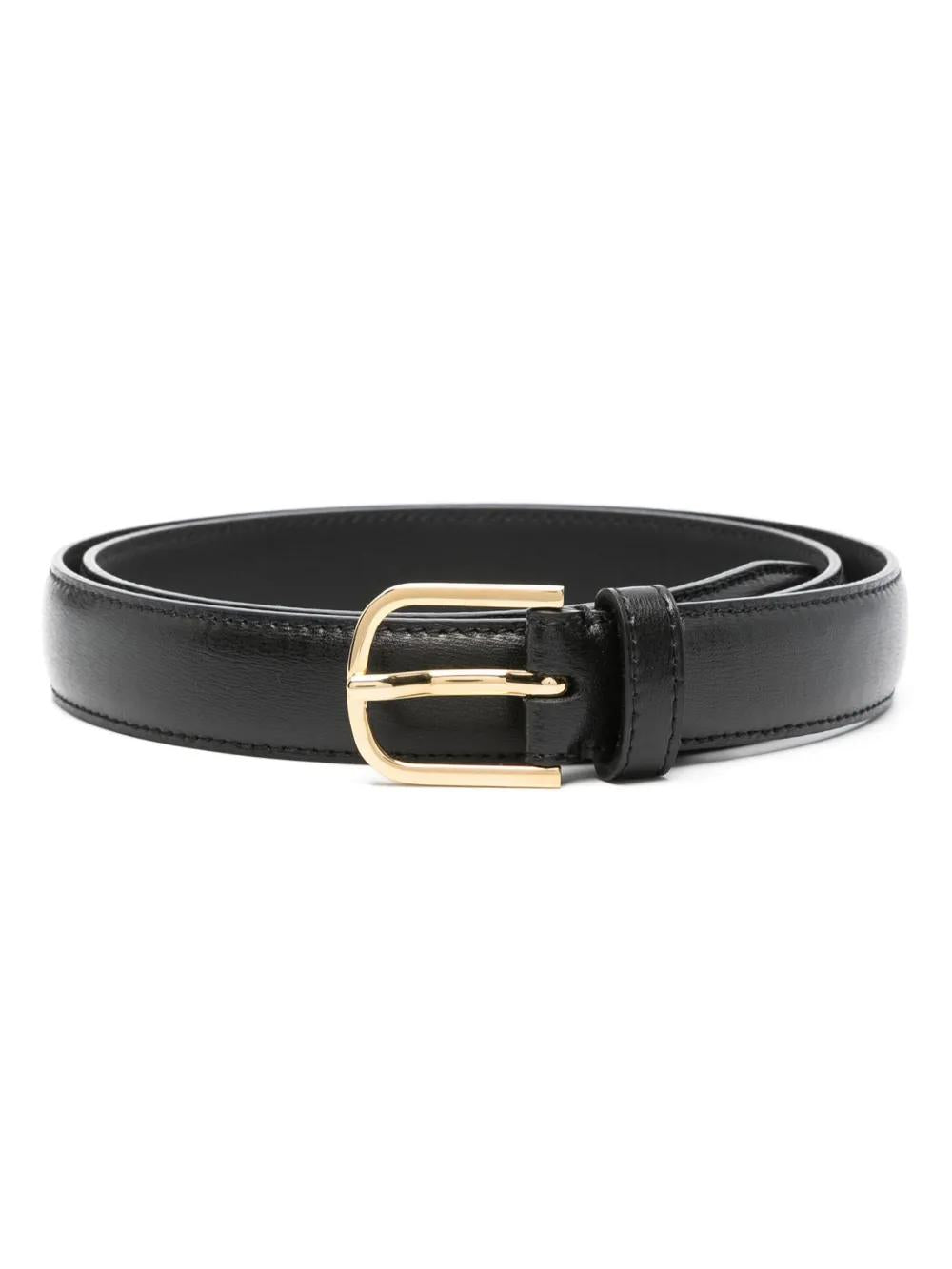 Black Leather Belt