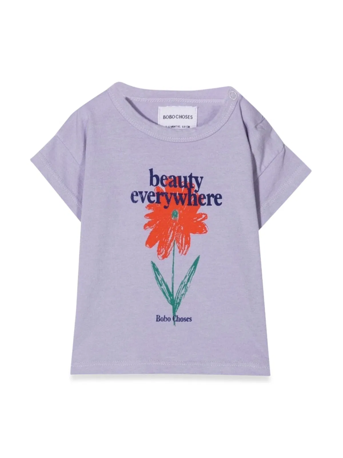 Bobo Choses Kids'  Petunia Short Sleeve T-shirt In Multicolor