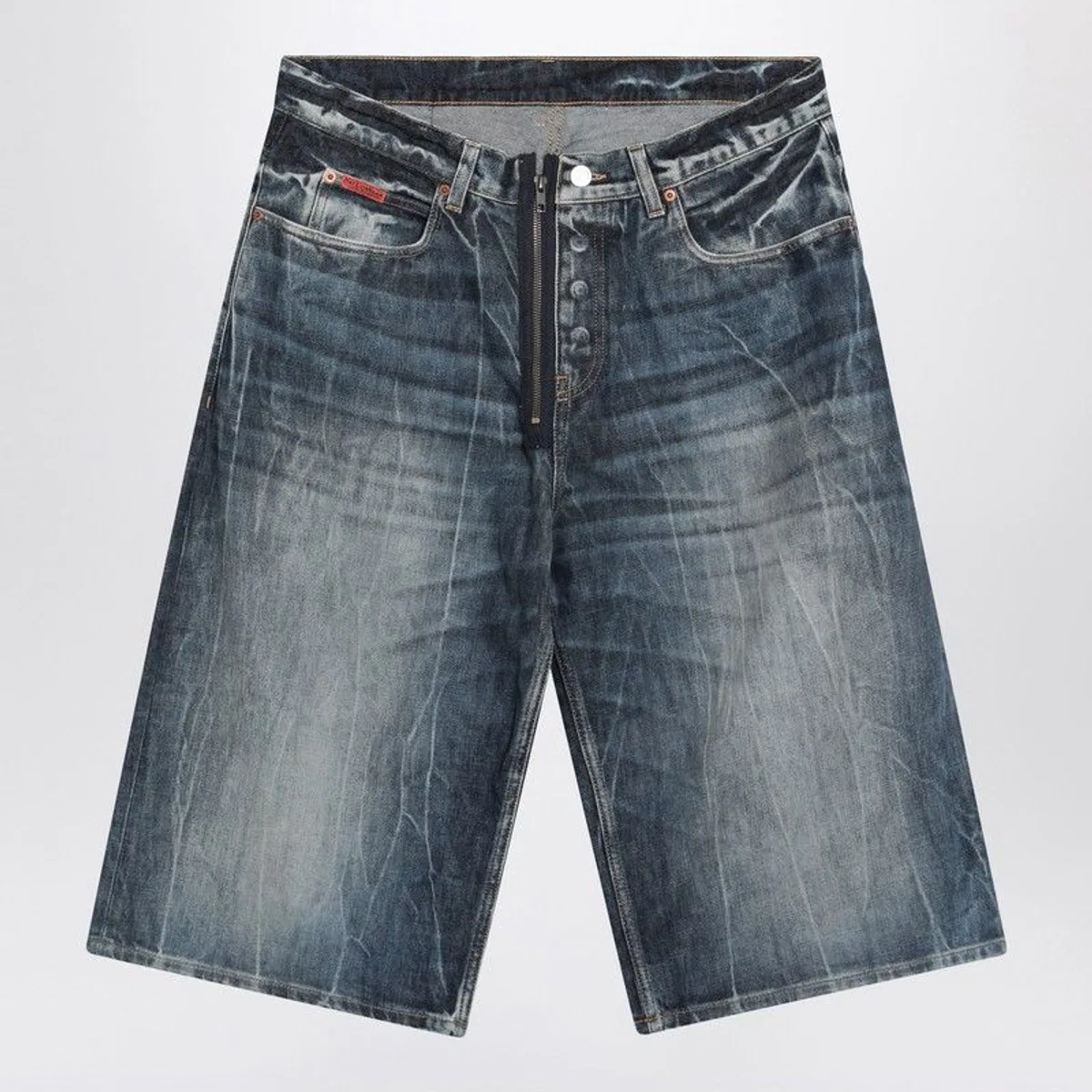 Bermuda In Denim Blu Acid