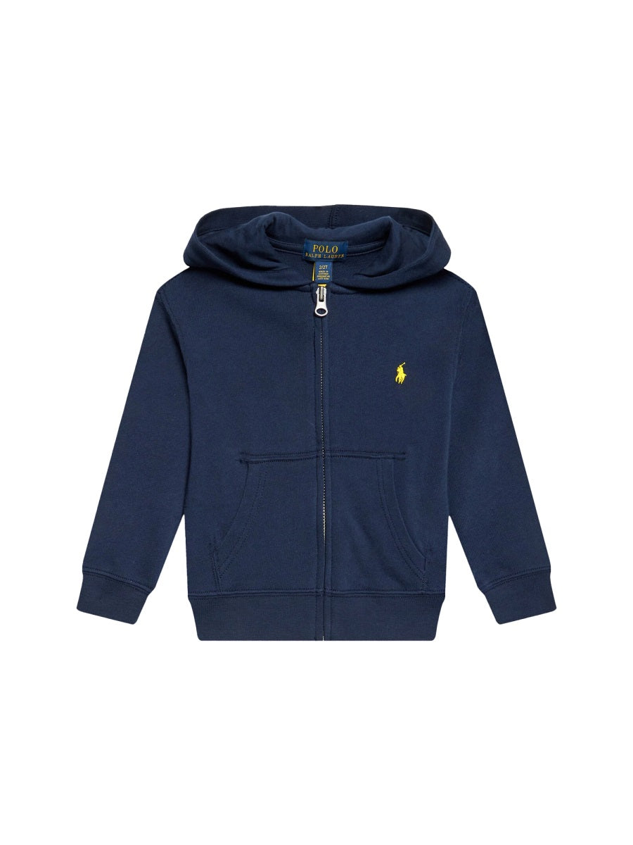 Zipper Sweatshirt With Logo