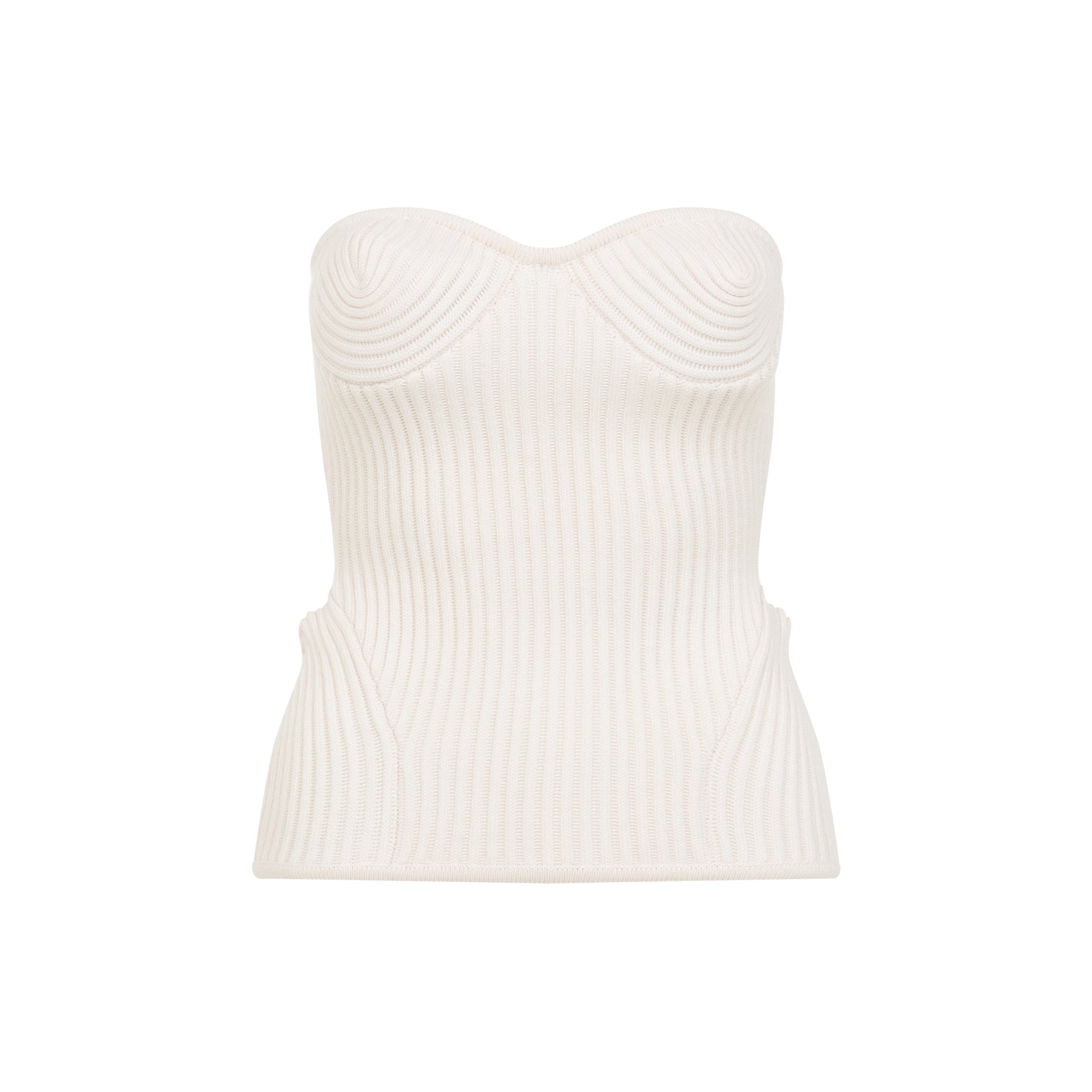 Merino Wool Ribbed Stretch Corset