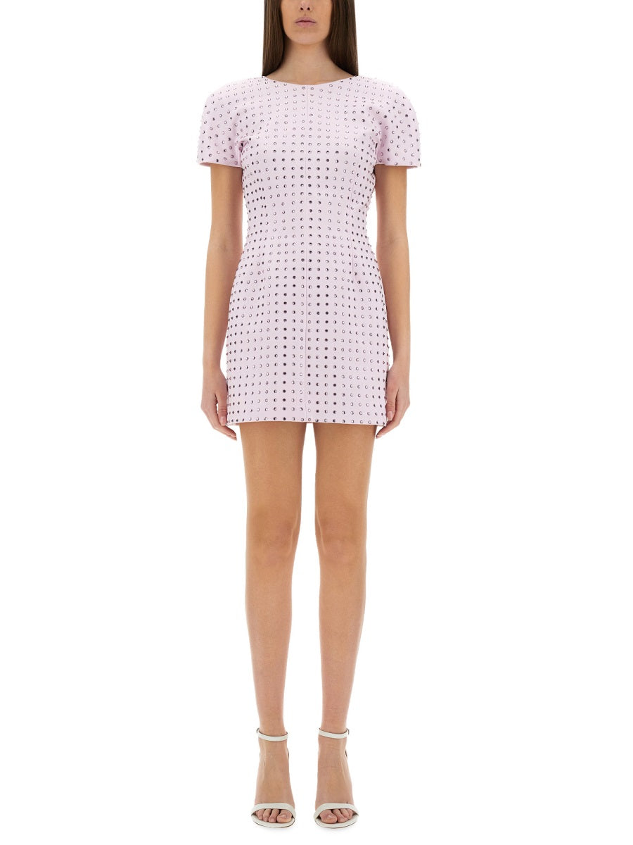 Mini Dress With Rhinestones