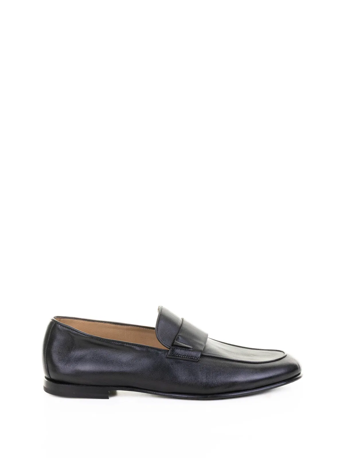 Black Leather Moccasin
