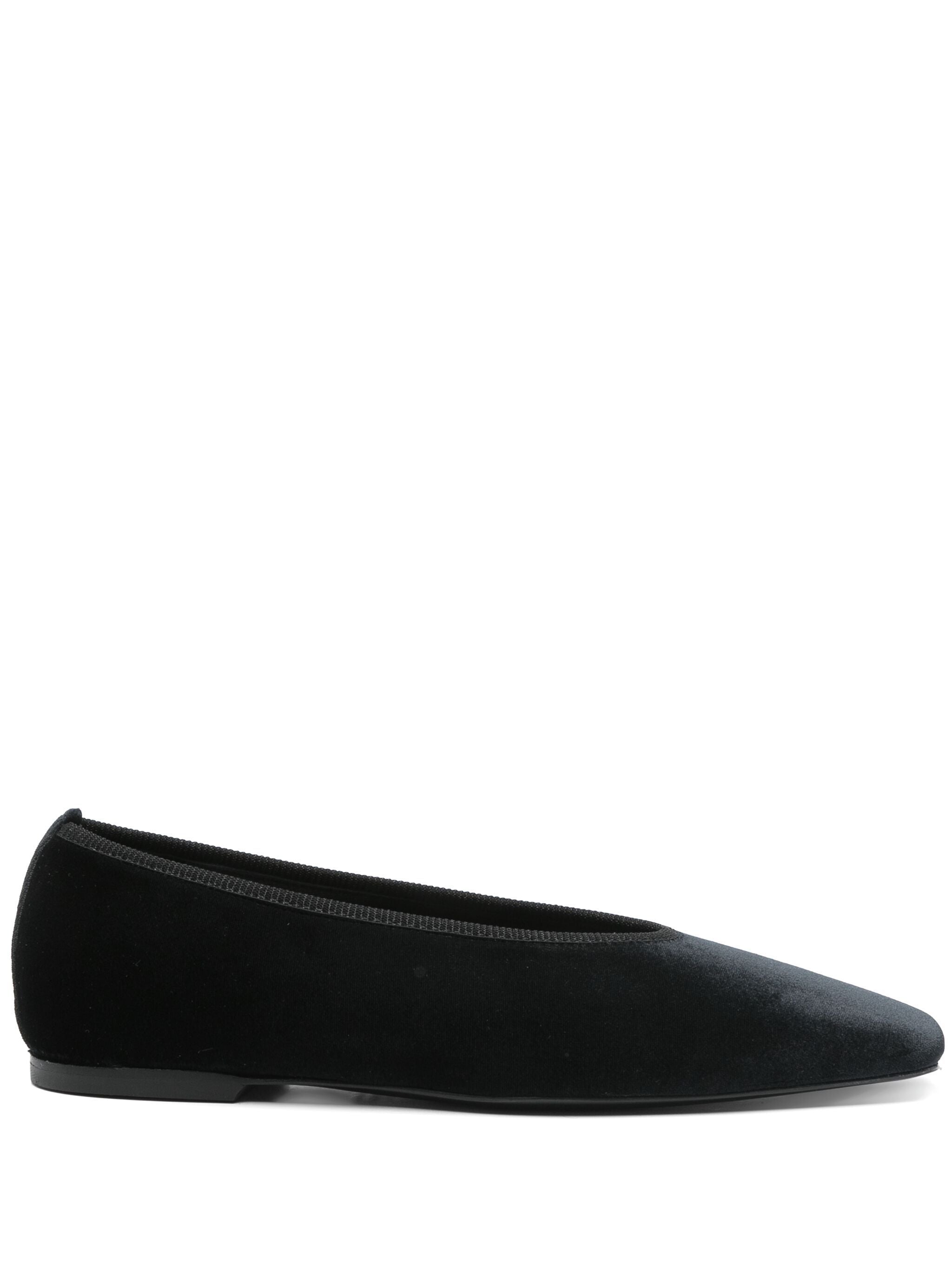 Minimalist Velvet Ballerinas