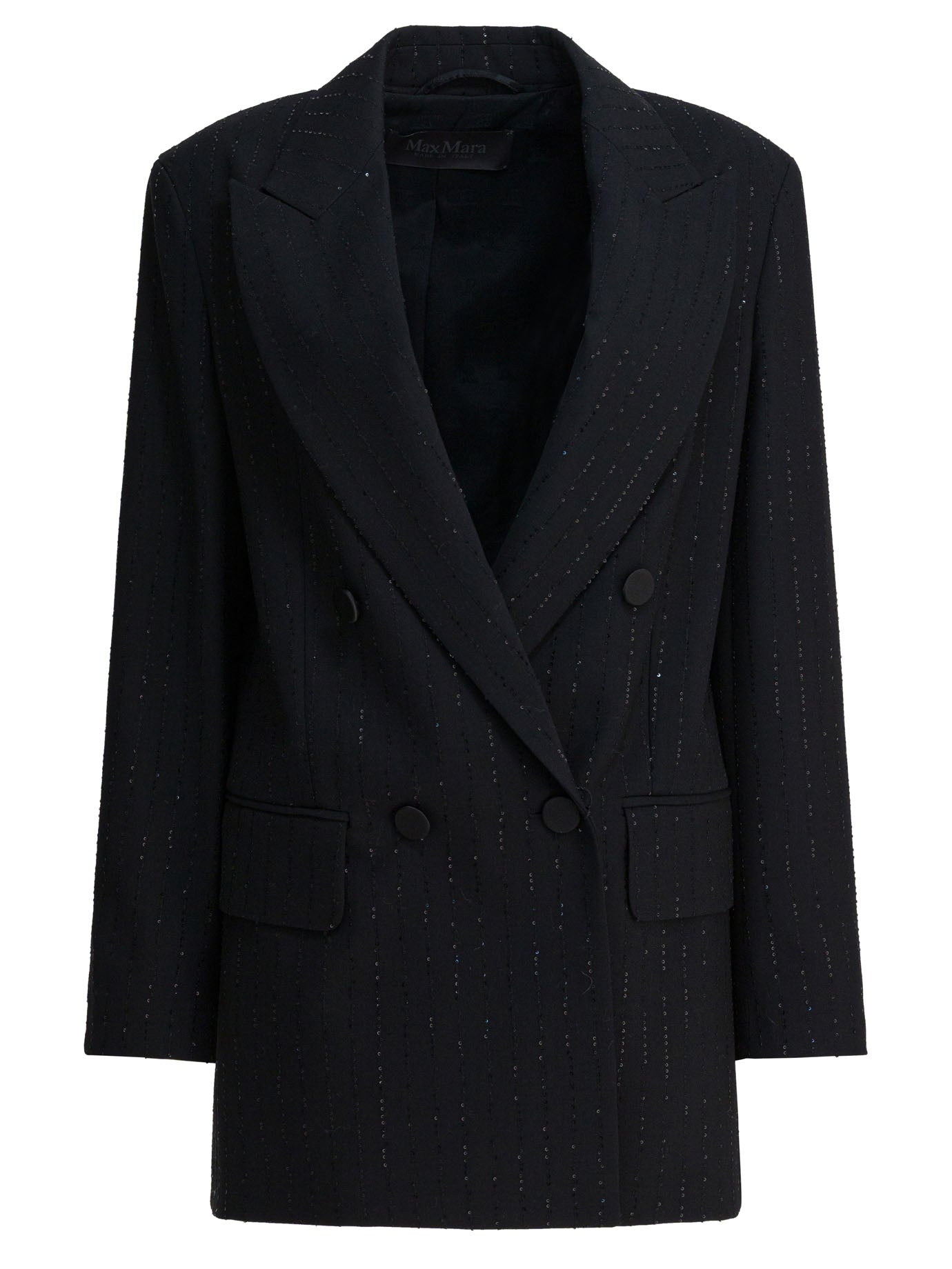 Black Wool Blend Jacket