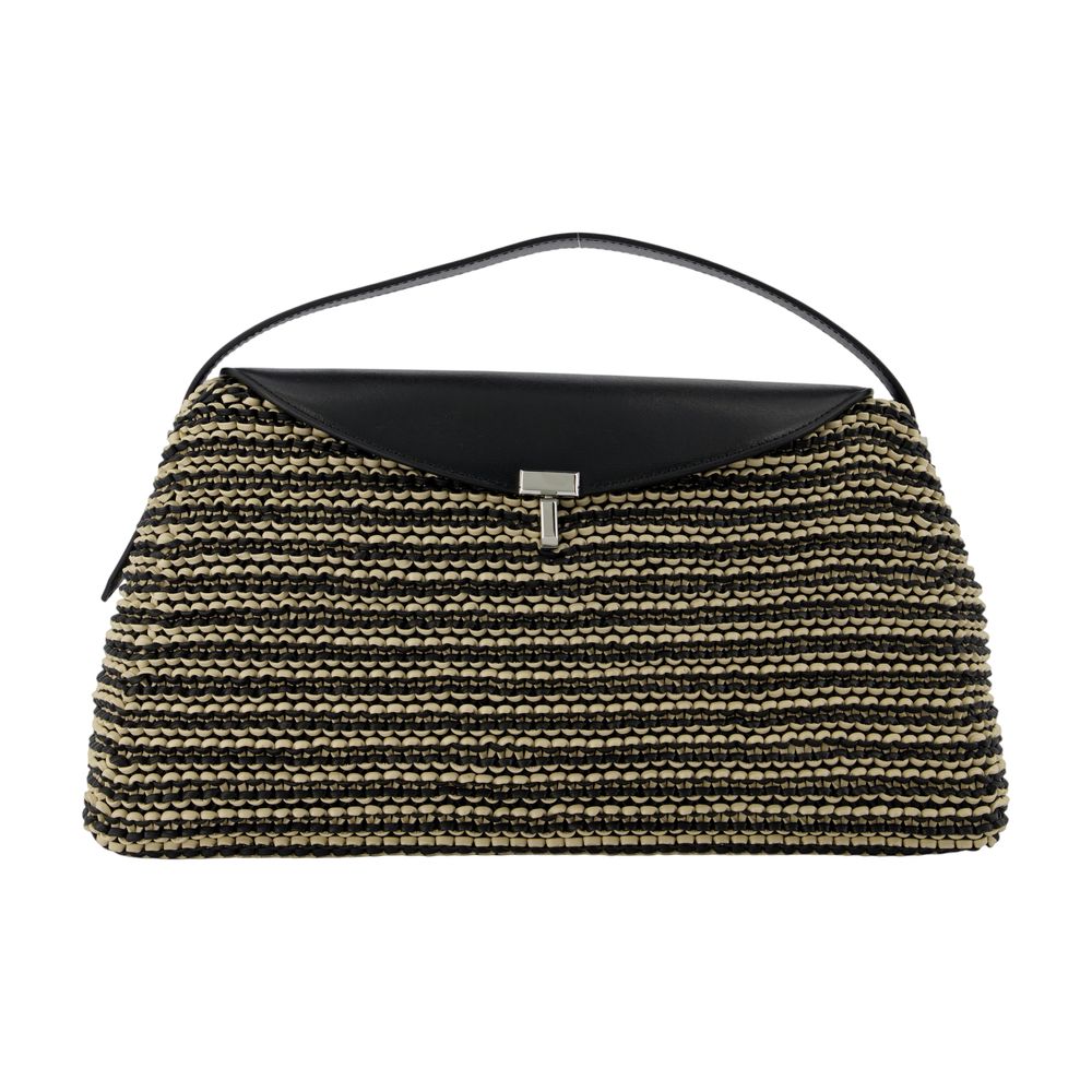 T-Lock Top Handle Purse -  - Leather - Black