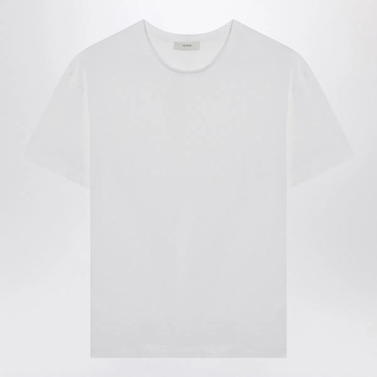 Totême Toteme White Organic Cottonblend Tshirt