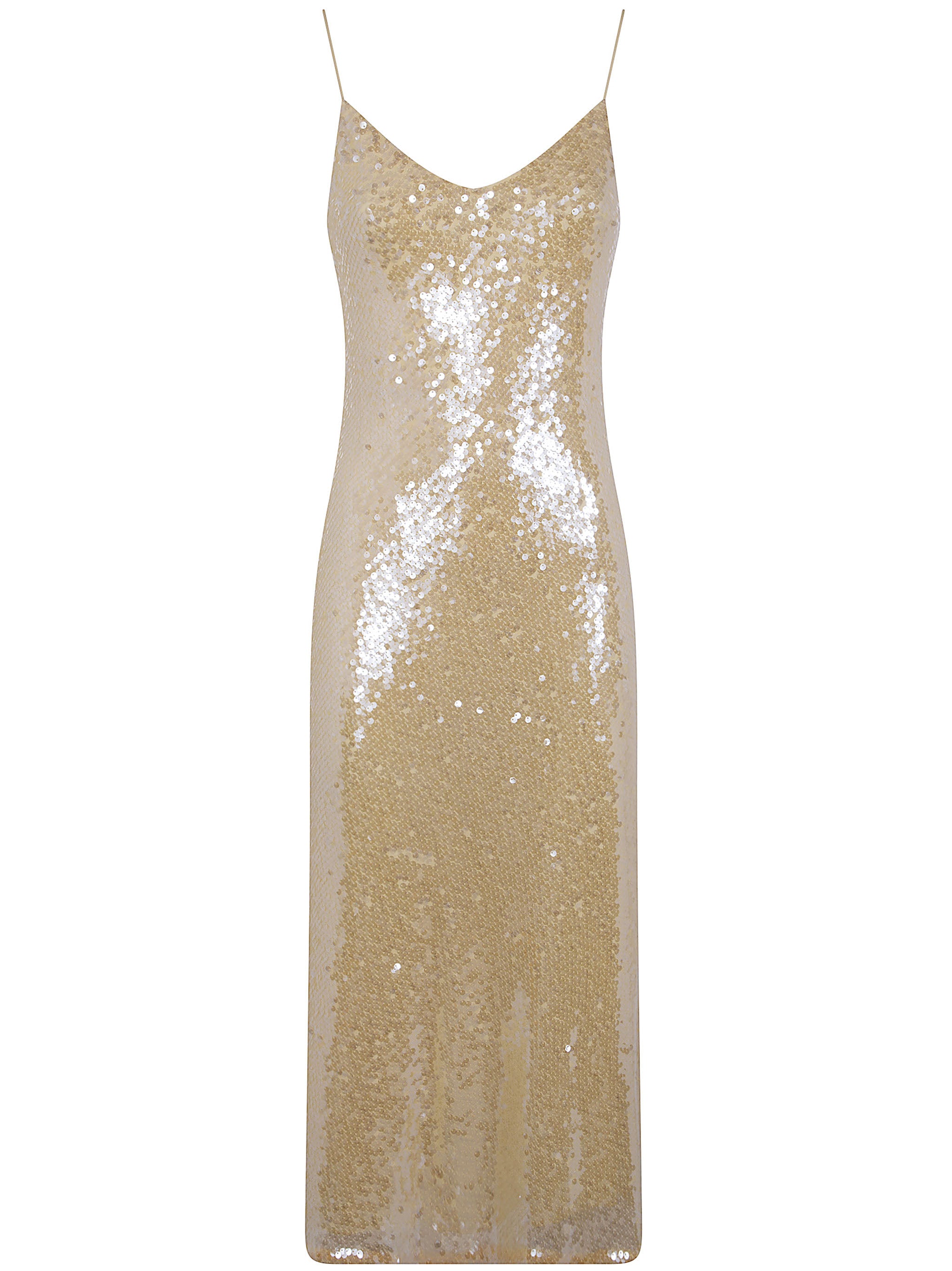 Woven "Slip Dress" Midi Dress