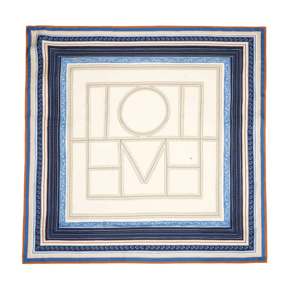 Collector Scarf -  - Silk - Blue