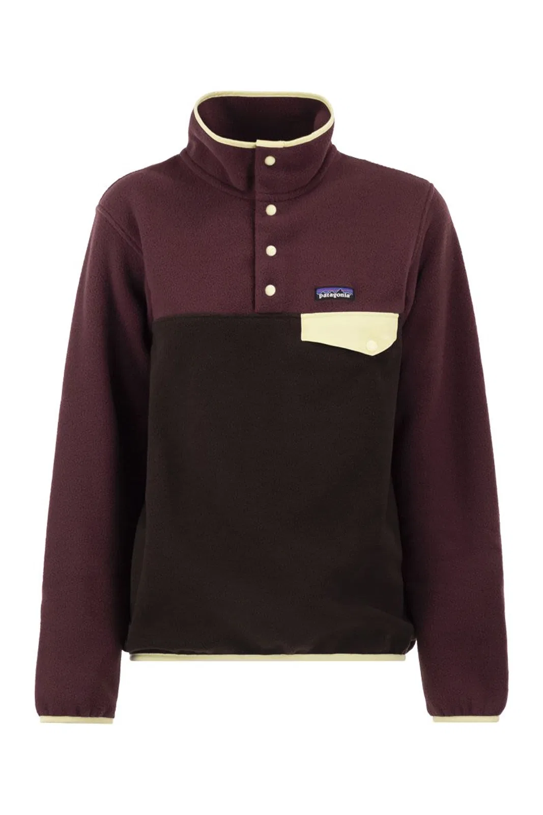Recycled Fleece Snap-Button Pullover