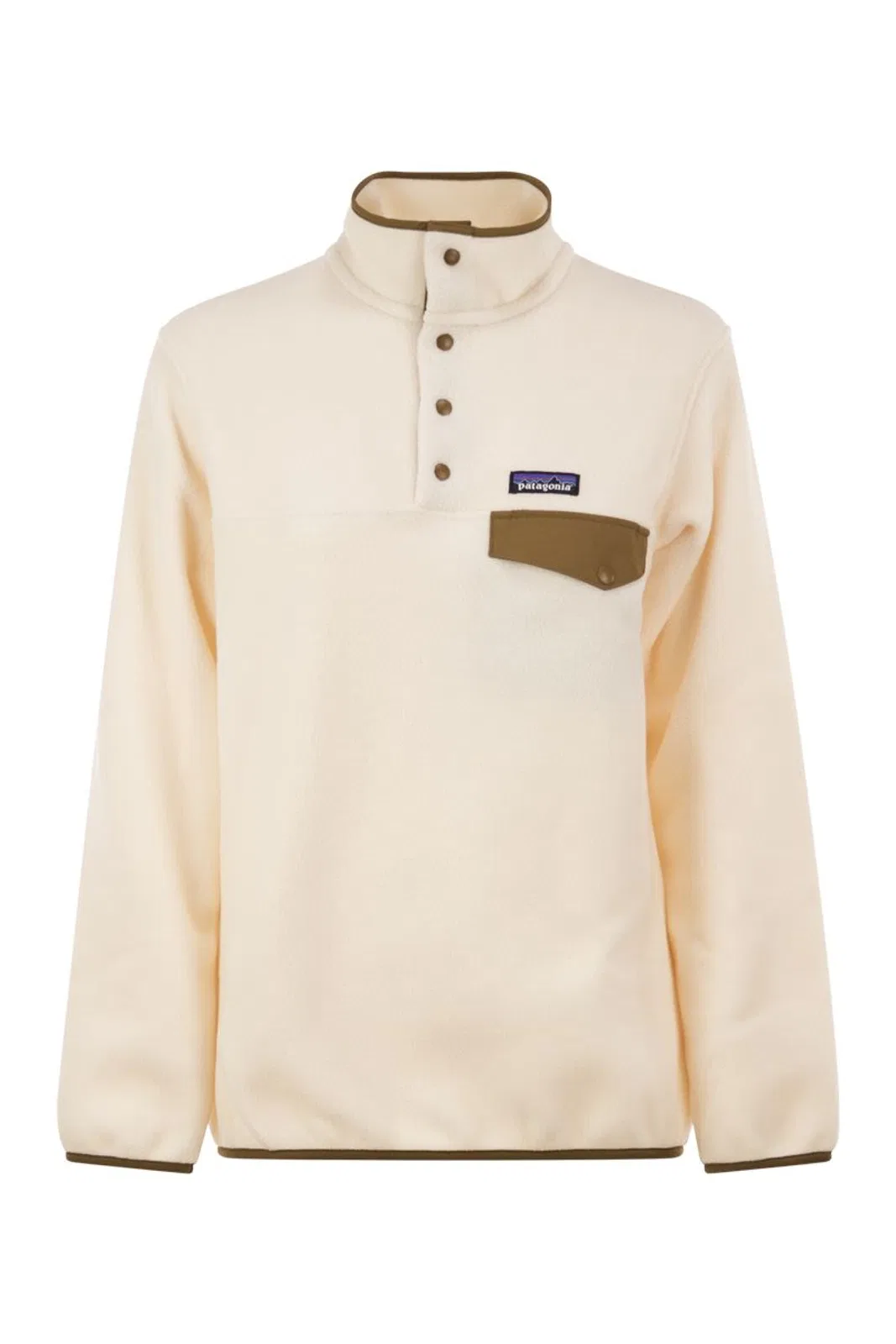 Recycled Fleece Snap-Button Pullover