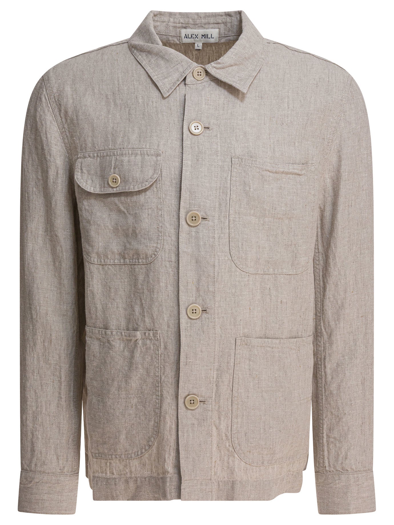 Beige Linen Jacket