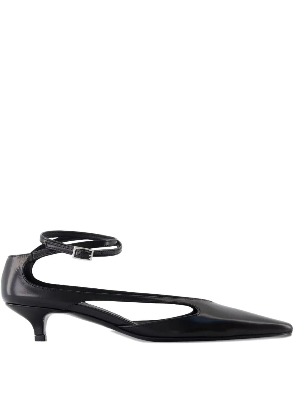 35Mm Pointed Ankle-Strap Pumps