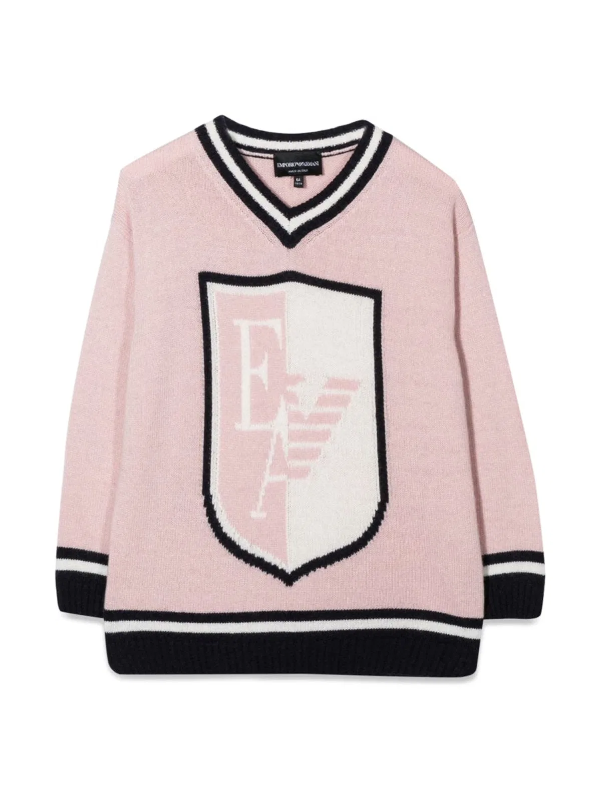 Pullover V-Neck Coat Of Arms Ea