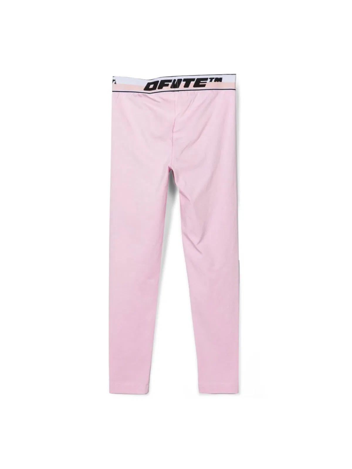 Off-white Logo Band Leggings In Pink