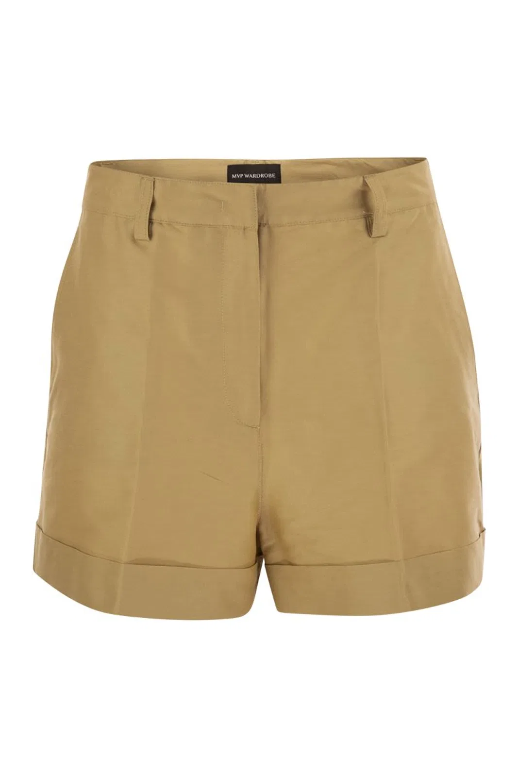 Cotton And Silk Bermuda Shorts