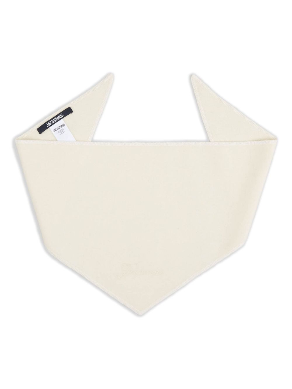 Off-White Wool Blend Triangular Accessories