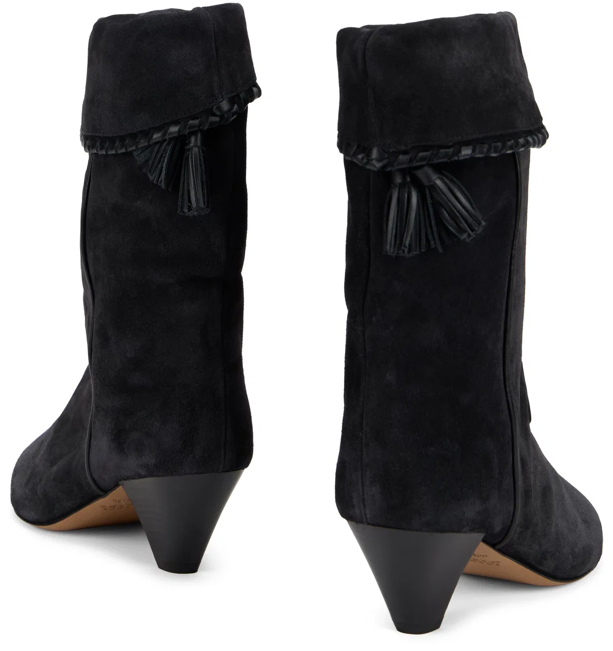 Isabel Marant Ankle Boot With Cone Heel In Black